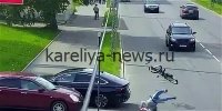 Трагедия на дороге Петрозаводска: водитель красного автомобиля сбил велосипедиста насмерть