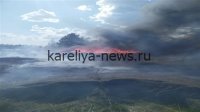 Масштабный пожар в карельском посёлке: пламя охватило 500 квадратных метров