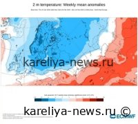 Карелия в 2026 году: погода сегодня разгуляется с резкими перепадами температур и штормовыми предупреждениями