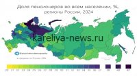 Карелия вошла в топ регионов России с самыми обеспеченными пенсионерами в 2026 году